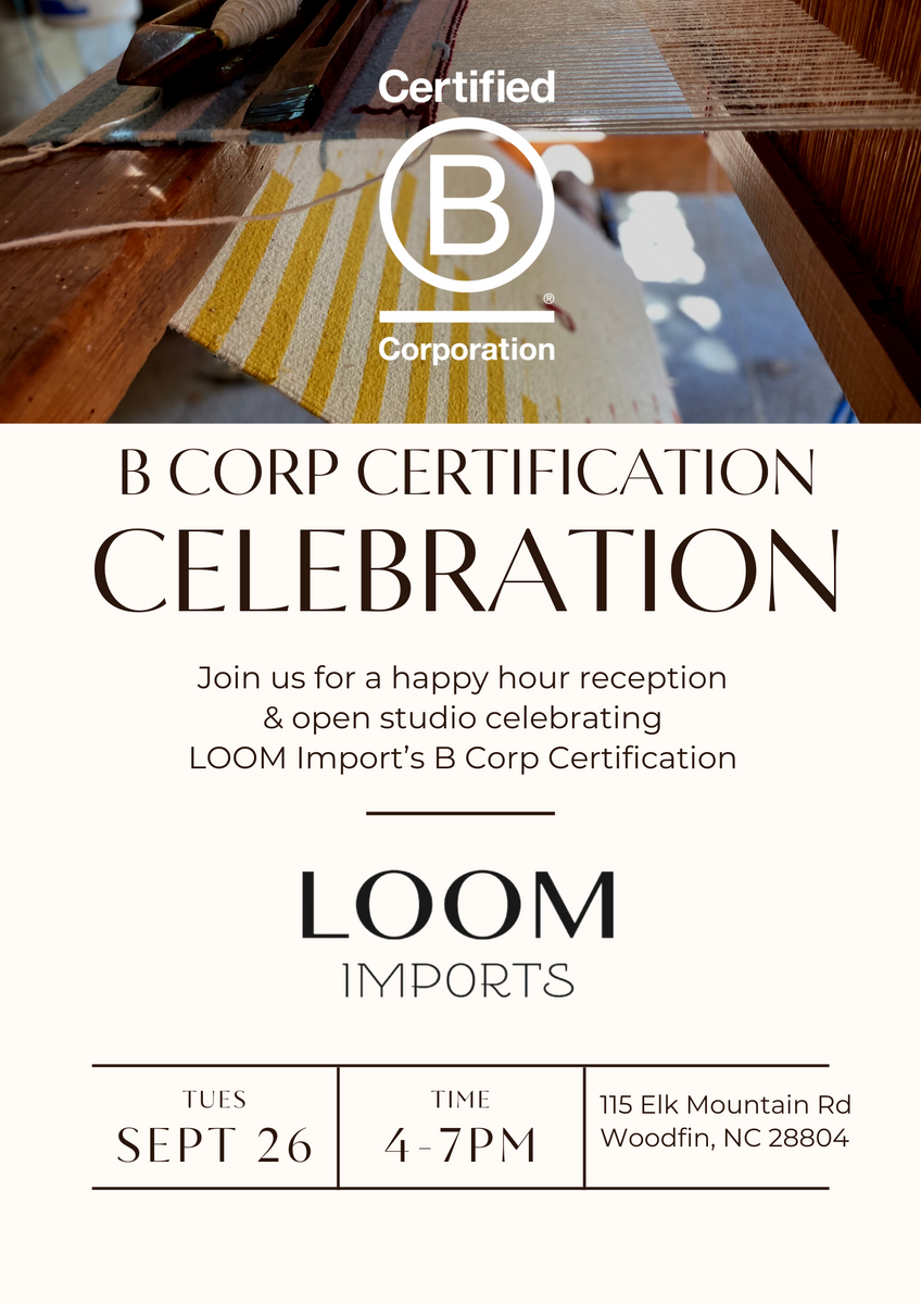 LOOM Imports B Corp Certification Reception With B Local Asheville & W