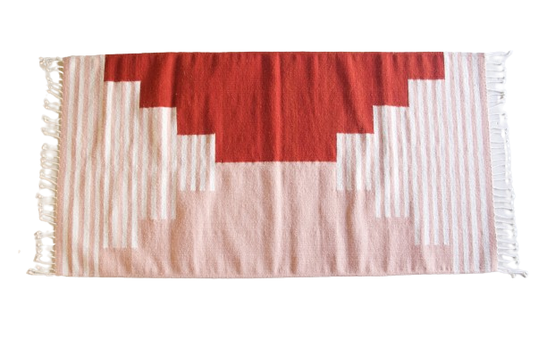 LOOM Imports handwoven ethical flat weave wool rugs. B Corp certified, women owned, fair trade, natural sustainable materials.