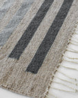 LOOM Imports handwoven ethical flat weave wool rugs. B Corp certified, women owned, fair trade, natural sustainable materials.