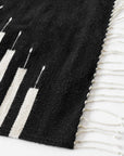 LOOM Imports handwoven ethical flat weave wool rugs. B Corp certified, women owned, fair trade, natural sustainable materials.