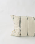 LOOM Imports Cream & Gray Brocade XL Lumbar Pillow
