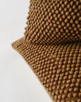 LOOM Imports Brown Nub Wool Pillow