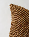 LOOM Imports Brown Nub Wool Pillow