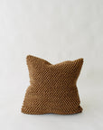LOOM Imports Brown Nub Wool Pillow