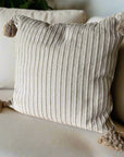 Cotton Tassel Pillow № 1