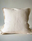 Cotton Blanket Stitch Pillow