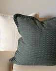 Cotton Blanket Stitch Pillow
