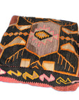 Loom Imports handmade one of a kind kilim floor pillow pouf