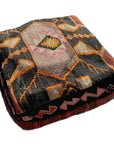 Loom Imports handmade one of a kind kilim floor pillow pouf