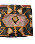 Loom Imports handmade one of a kind kilim floor pillow pouf