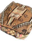 handmade kilim floor pouf
