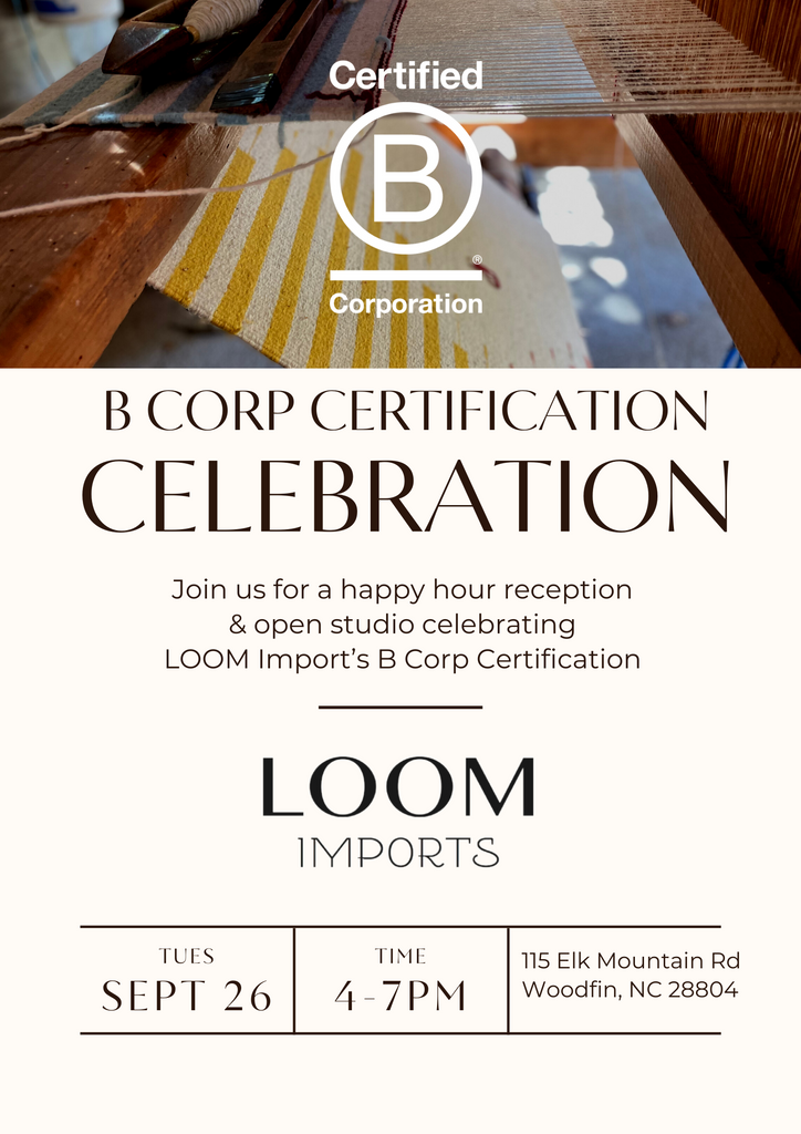 LOOM Imports B Corp Certification Reception with B Local Asheville & WNC
