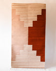 LOOM Imports ethically handwoven sustainable flat weave wool rug 