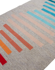 LOOM Imports handwoven ethical flat weave wool rugs. B Corp certified, women owned, fair trade, natural sustainable materials. 