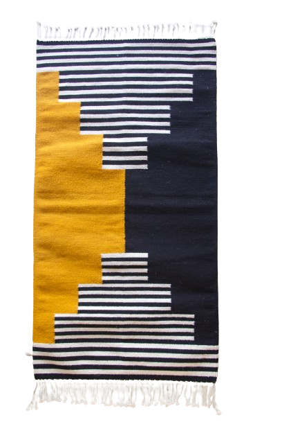 LOOM Imports handwoven ethical flat weave wool rugs. B Corp certified, women owned, fair trade, natural sustainable materials. 