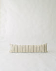 LOOM Imports Cream & Gray Brocade XL Lumbar Pillow
