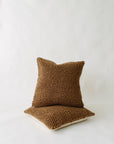 LOOM Imports Brown Nub Wool Pillow