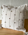 Cotton Tassel Pillow № 2