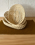 Open Weave Oval Basket