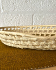 Open Weave Oval Basket