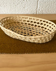 Open Weave Oval Basket