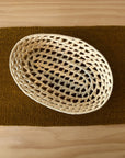 Open Weave Oval Basket