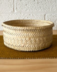 Rolled Top Tabletop Low Basket