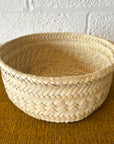 Rolled Top Tabletop Low Basket