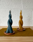 Double Twist Beeswax Candles