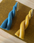 Double Twist Beeswax Candles