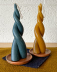 Double Twist Beeswax Candles