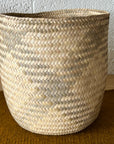 Straight Sided Tall Basket Trashcan