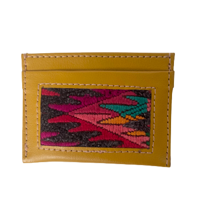 Huipil Leather Wallet №2
