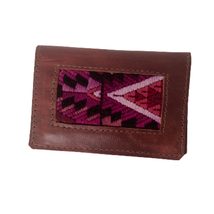 Huipil Leather Wallet №7