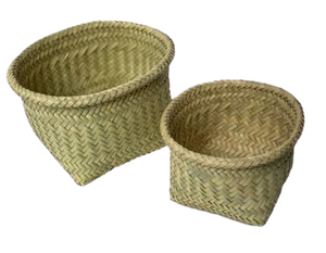 LOOM Imports -Palm Baskets 